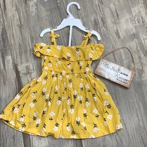 Summer flower dress with diaper cover Carter’s